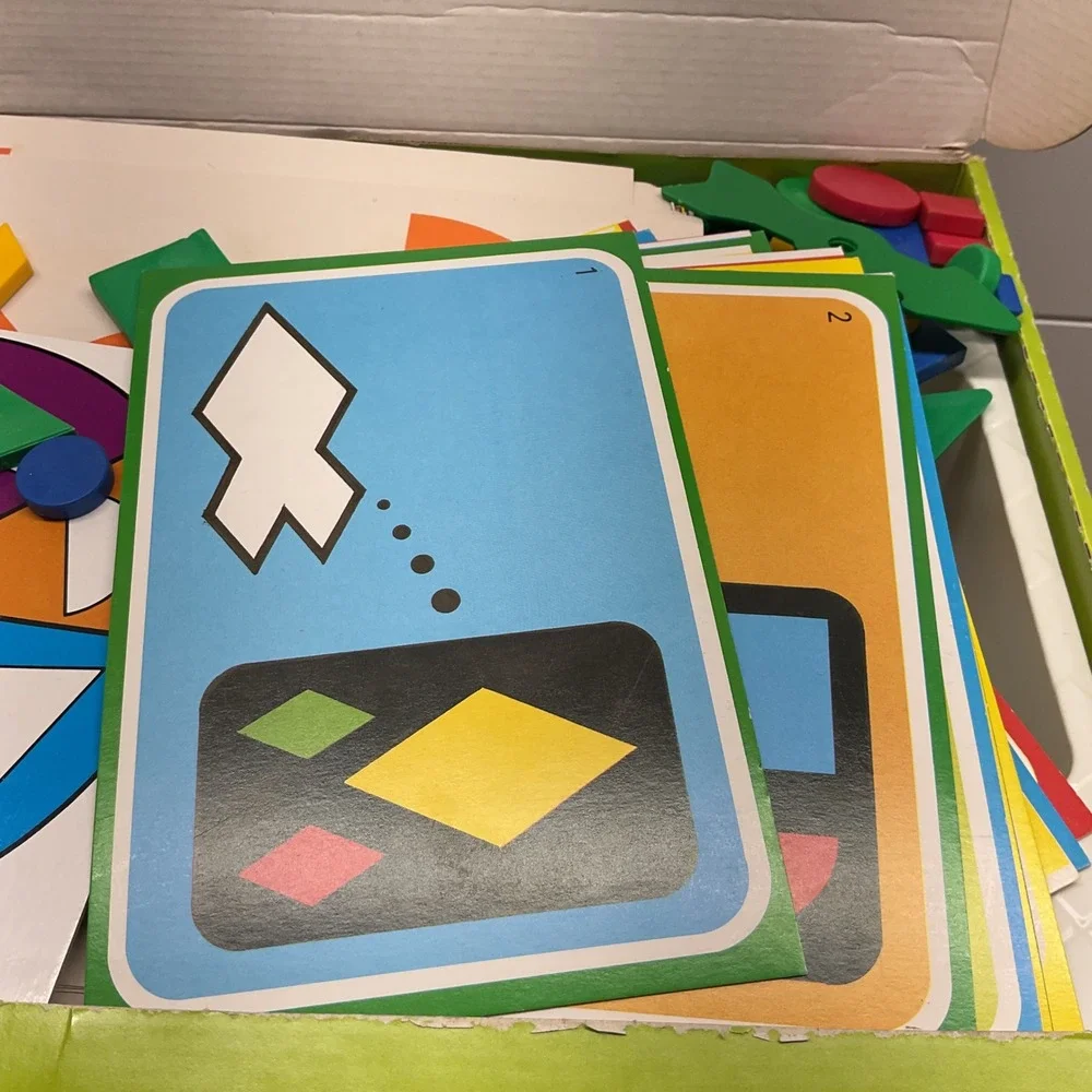 Mishaki Yetzira Hebrew Shapes Geometry Educational Game Set 6003 Ages 3-7